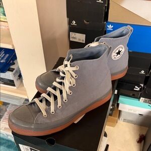Converse Charcoal High-Top Sneakers